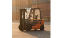 Transparent Forklift Cab Canopy Waterproof Forklift Cab Enclosure Cover Windproof Universal for Lumber Yards