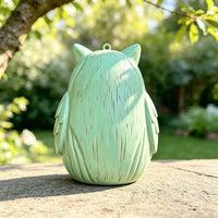 Owl Resin Bird Feeder for Outdoor Garden Hanging