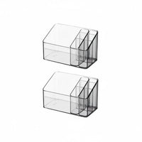 Clear Cosmetic Divider Tray Easy to Clean Divided Storage Tray flexible Design