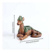 Dragon Statue with Hollow Opening Fantasy Ornament Realistic for Gardeners