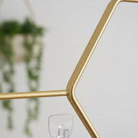 Hexagon Plant Trellis Easy to Install Metal Vine Support Chain Weatherproof