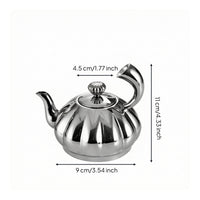 Stainless Steel Teapot Compact Teapot with Lid Food Grade for Countertop