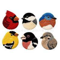 DIY Bird Coasters Punch Needle Kit
