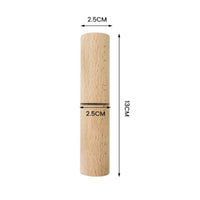 2 Pieces Bracelet Clamping Tool Smooth Wooden Knotting Tool Lightweight