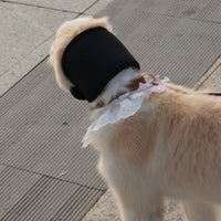 Dog Noise Reduction Hood Adjustable Jaw Band Calming Hood Easy to Wear Soothing Pet Ear Muff for Swimming, Outdoor