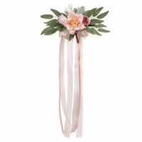 Wedding Chair Decor Artificial Floral Arrangement Easy to Use for Brides