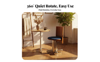 Upholstered Rotating Chair Bauhaus Inspired Indoor Furniture Versatile Vintage Design for Students, Adults, Study Room, Bedroom