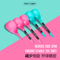 高尔夫花瓣TEE 高尔夫球钉tee 塑料球座球托练习配件golf器材用品