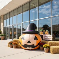 Outdoor Inflatable Pumpkin Decoration Giant Inflatable Pumpkin Inflatable Quick Inflation for Homeowners, Yard, Lawn, Porch