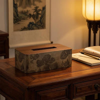 Cloud Pattern Tissue Box Modern Design Decorative Wood Tissue Box Cute