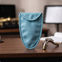 Saxophone Accessory Pouch with Flap Double-Layer Saxophone Neck Pouch Soft for Saxophonists, Instrumentalists, Rehearsals, Music Lessons, Travel