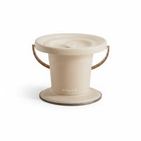 Lidded Chamber Pot Night Use Toilet Pot with Lid Stable High Base for Bedroom