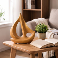 Elegant Ceramic Sailboat Matte Sailboat Ornament Modern Boat Sculpture Minimalist for Homeowners, Minimalists, Bookshelf, Living Room, Entryway, Housewarming