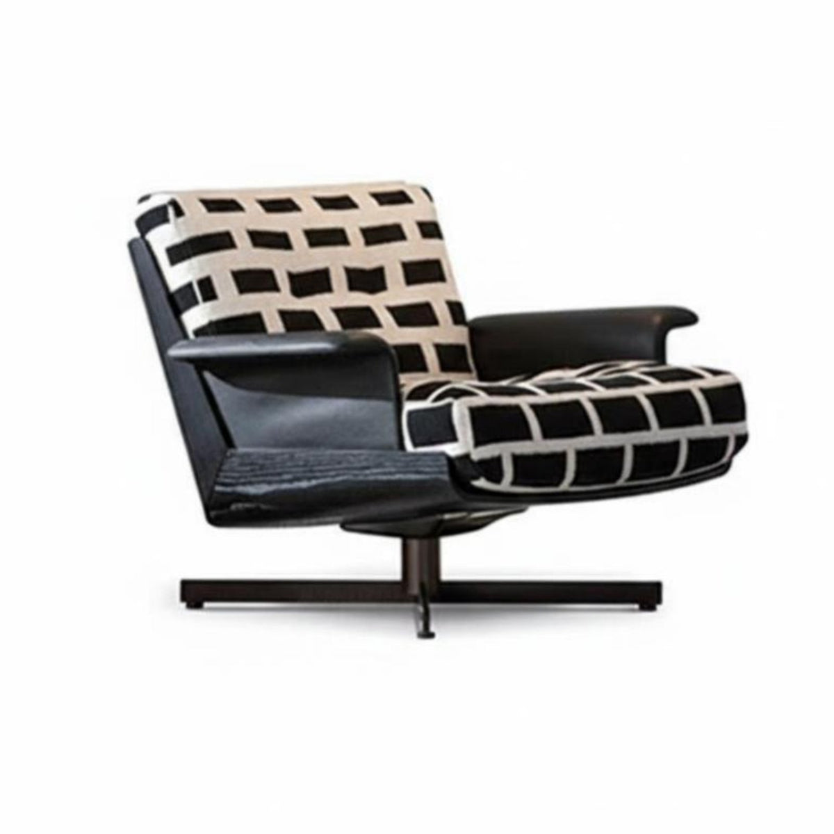 Upholstered Shell Chair Luxurious Design Indoor Seating Modern Design Retro Aesthetic for Adults, Living Room, Study