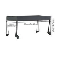Foldable Wagon Rain Cover Waterproof Wagon Canopy Top Detachable Folding Cart for Camping, Beach