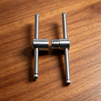 Cue Tip Shaping Press Threaded Billiards Tool Cue Tip Accessory Polished Finish