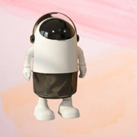 Cartoon Trash Can Large Capacity Cartoon Design Garbage Bin Sturdy Plastic