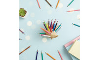 Cute Cartoon Hedgehog Holder Multifunctional Hedgehog Pen Holder Multipurpose Resin Desk Organizer for Kids