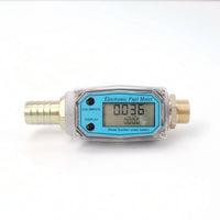 Flow Meter with Digital Display Digital Impeller tester Volumetric Meter Stable for Workshop