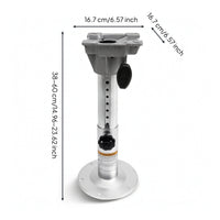 Boat Seat Pedestal with Locking Knob Manual Boat Seat Pedestal with Locking Hardware Stable for Anglers, Boaters