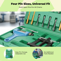 Hydraulic Chain Breaker, Universal Chain Removal Tool, robust Duty Cutter for Motorcycle, Agricultural Machinery, and commercial Maintenance