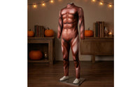 Printed Muscle Suit High Neck Muscle Bodysuit Adult Clothing for Cosplay