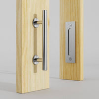 Barn Door Handle Round Tube Glass Door Handle Modern Aesthetic