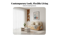 Multi-Functional Pull-extendable Sofa Bed versatileUse transformable Furniture Space-Saving Sleeper Couch Foldable Design for Small Apartment Dwellers, Students, property owners, Living Room, Home Office