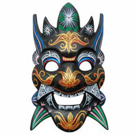 Nuo Opera Mask Collectible Art Traditional Asian Mask 3D Design for Collectors