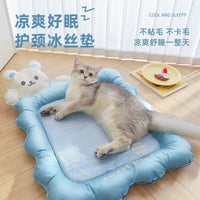 华元hoopet宠物冰垫猫咪凉席夏天降温冰丝冰窝睡觉用小狗凉垫凉席