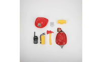 Realistic Design Firefighter Toy Set Water Spray Function Firefighter Gear Toy Set Adjustable Helmet Fire Chief Outfit with Accessories Lights and Sounds for Toddlers, Halloween