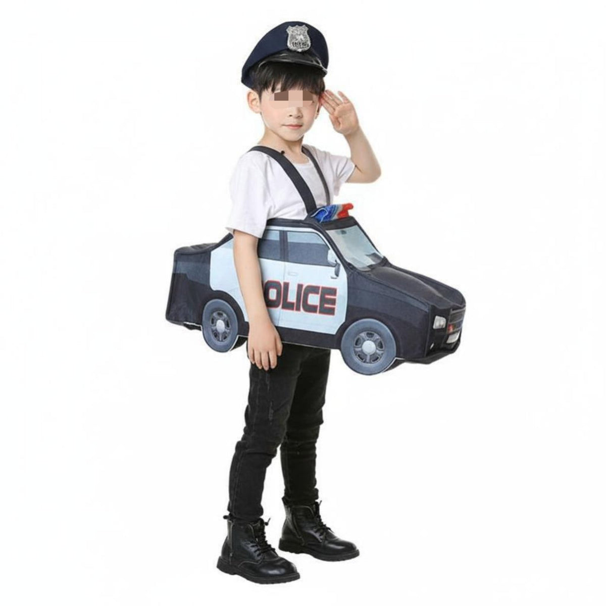 Fire Truck Costume Ideal Gift Wearable Vehicle Costume Lightweight for Halloween