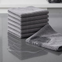 250 GSM Microfibre Cloth, 5-Pack Highly Absorbent Microfibre Towel, 30x30cm Soft Lint Plain Rags for Kitchen, Car and General Cleaning