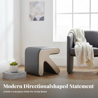 pointedShaped Bench Multi-Purpose Low Stool Easy Assembly for Entryway, Hallway