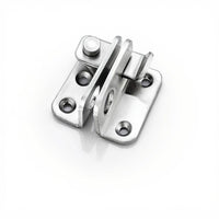 Stainless Steel Door Latch, No-Drill Barrel Bolt, Rust-Resistant Lock, Security for Wooden Doors, Cabinets, Gates