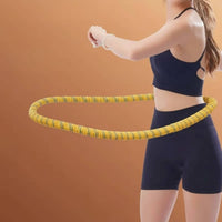 Weighted Coil Waist Hoop Waist-Slimming Calorie-Torching Soft Fitness Hoop