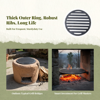 Round Stove Grate, Kitchen, Camping, Sturdy