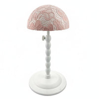 Adjustable Hairpiece Stand Stable Base Countertop Hat Display Multi-Purpose