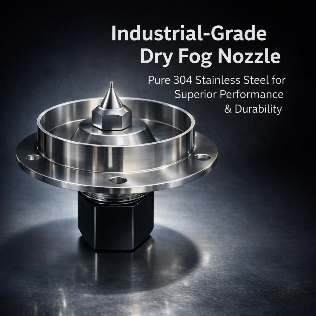 304 Stainless Steel Fogging Nozzle, Universal Adjustment Fogging Nozzle, Industrial Fog Nozzle, Dust Suppression Nozzle