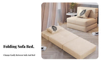 Adjustable Floor Lounger Foldable Design transformable Sleeper versatileUse Sofa and Bed dense Foam Filling for perusing corner