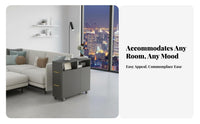 Slim Gap Cabinet Space-Saving Mobile End Table Modern Minimalist design