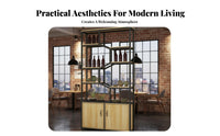 Multi-Functional Geometric Etagere with Cabinet Multifunctional Use Display Rack Large Capacity Storage Furniture Space-Saving for Book Lovers, Apartment Dwellers, Homeowners, Entryway, Restaurant, Hallway, Bedroom