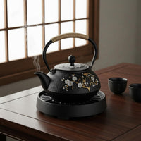 Japanese Tetsubin Hammered Surface Japanese-Design Teapot Fitted Lid
