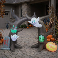 8 Ft Inflatable Archway Lighted Inflatable Arch Stable Decoration Long-Lasting for Garden