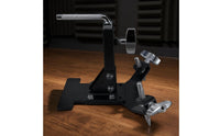 Percussion Cowbell Pedal Mount Holder Adjustable Training Pad Stand with Mounting Arms Portable Hardware for Beginners
