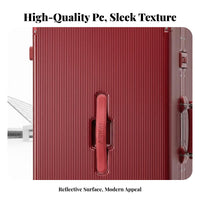 Aluminum Frame Trolley TSA Approved Lock Hardside hand luggage for voyagers
