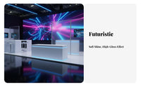 High-Gloss Finish Modern Lighted Display Counter Stable and Sturdy LED Display Table Fully Assembled Illuminated Retail Pedestal for Exhibit Room Managers, Event Planners, Exhibitions, Exhibit Rooms, Trade Exhibit S, Company Reception Areas