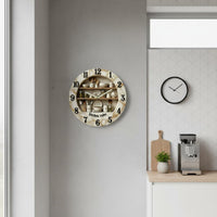 Kitchen Herb Wall Clock Nordic Design Herb Kitchen Clock Easy to Hang