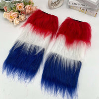Halloween Carnival Three-Color Plush Leg Warmers and Skirt Set