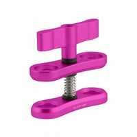 Aluminum Butterfly Clamp Hand-Tightened Butterfly Clamp Threaded Screw